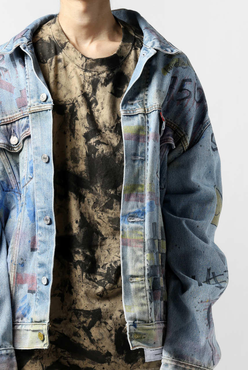 DEFORMATER.® "SPLASH" SIGNATURE T-SHIRT / MOTTLED DYE (SAND) - Image 21