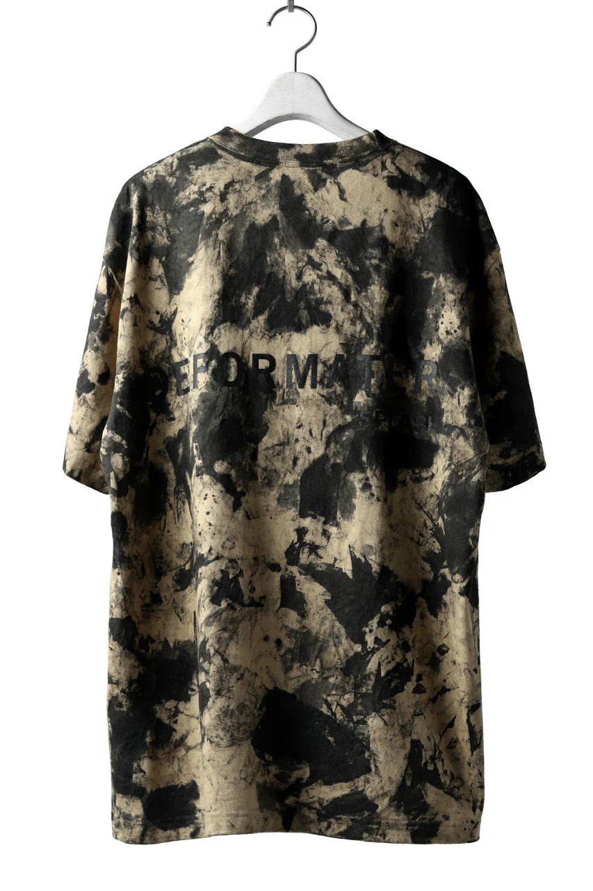 DEFORMATER.® "SPLASH" SIGNATURE T-SHIRT / MOTTLED DYE (SAND) - Image 23