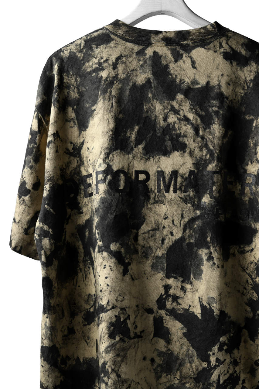 DEFORMATER.® "SPLASH" SIGNATURE T-SHIRT / MOTTLED DYE (SAND) - Image 25