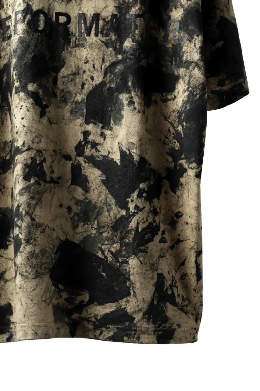 DEFORMATER.® "SPLASH" SIGNATURE T-SHIRT / MOTTLED DYE (SAND) - Image 26