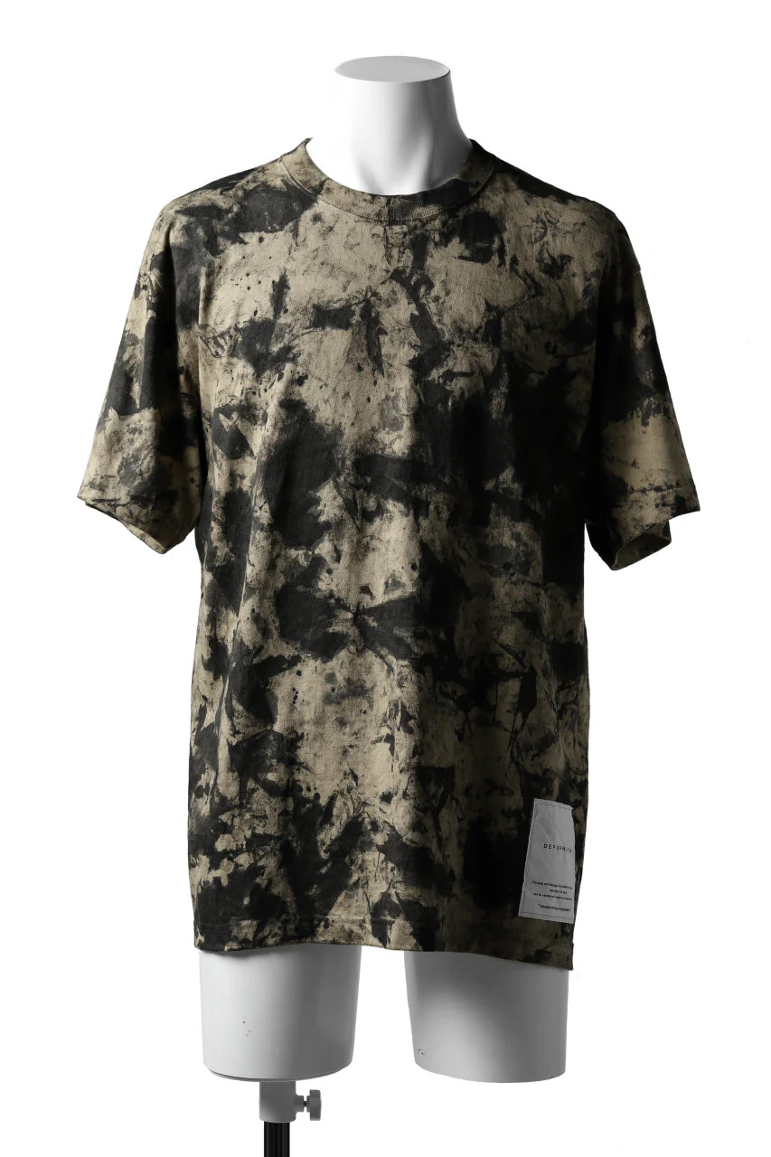 DEFORMATER.® "SPLASH" SIGNATURE T-SHIRT / MOTTLED DYE (SAND) - Image 30