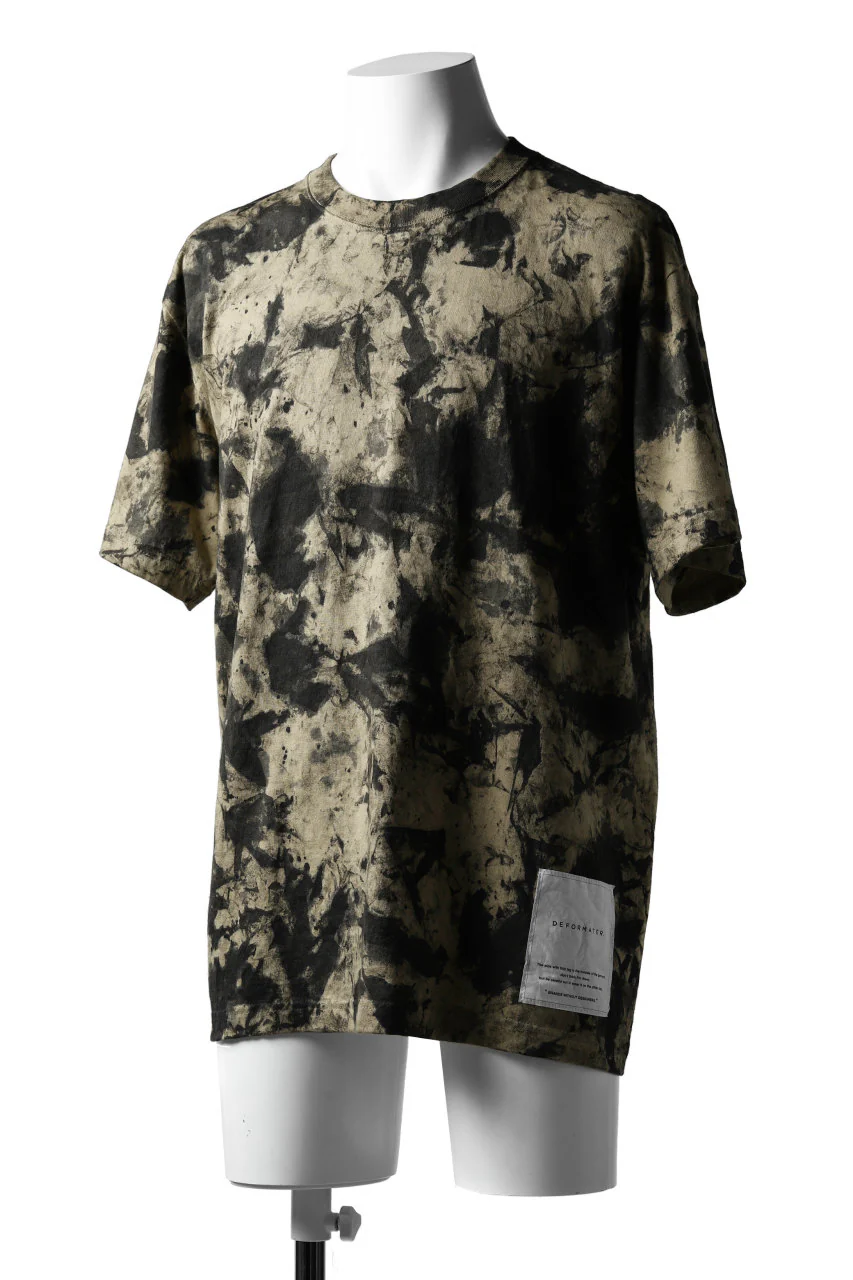 DEFORMATER.® "SPLASH" SIGNATURE T-SHIRT / MOTTLED DYE (SAND) - Image 31