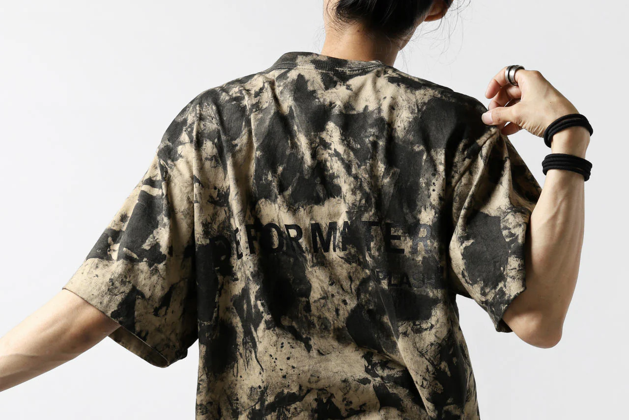 DEFORMATER.® "SPLASH" SIGNATURE T-SHIRT / MOTTLED DYE (SAND) - Image 36