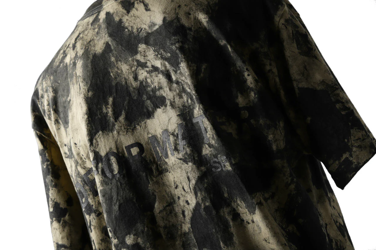 DEFORMATER.® "SPLASH" SIGNATURE T-SHIRT / MOTTLED DYE (SAND) - Image 38