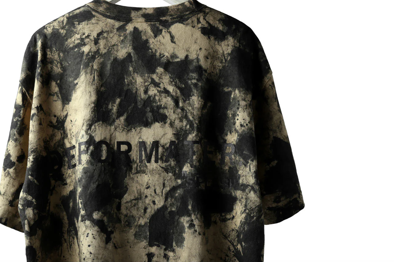 DEFORMATER.® "SPLASH" SIGNATURE T-SHIRT / MOTTLED DYE (SAND) - Image 39