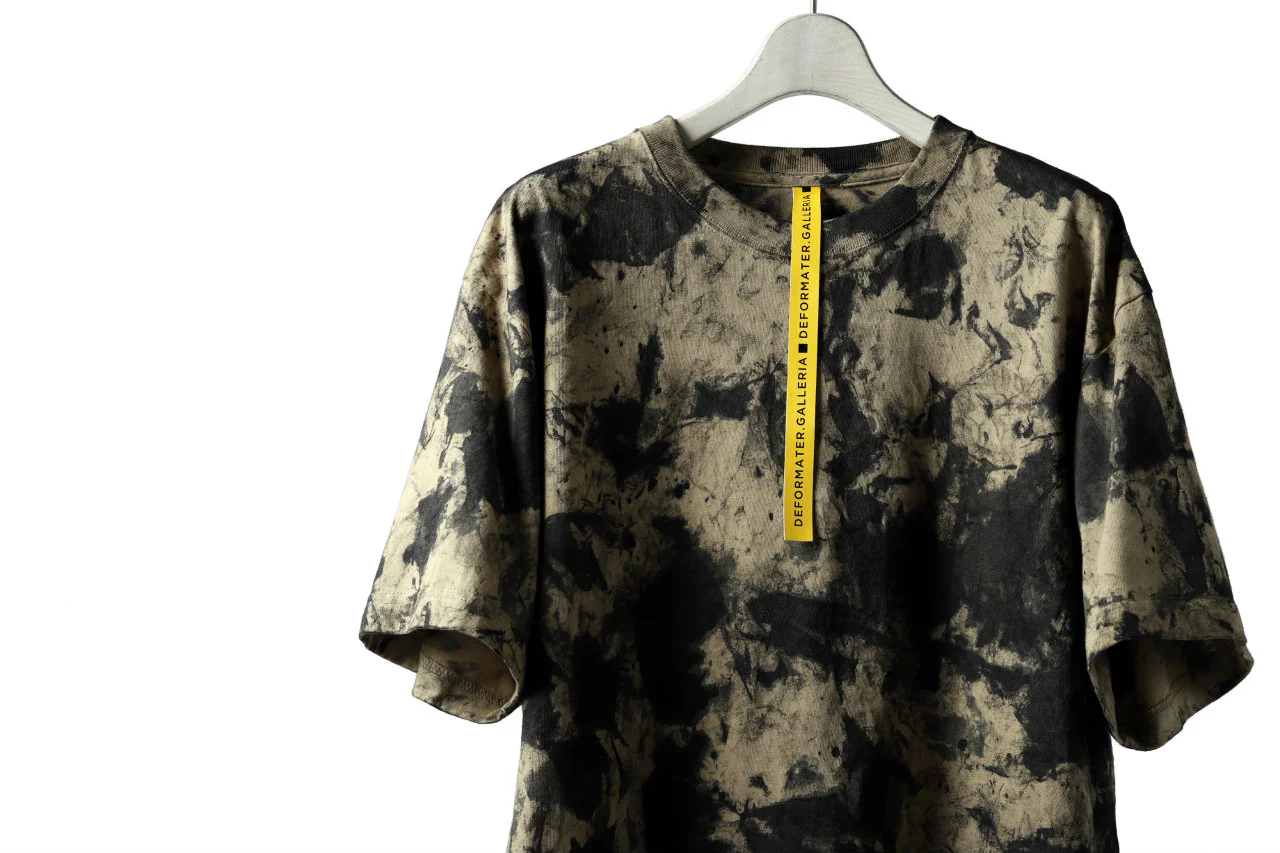 DEFORMATER.® "SPLASH" SIGNATURE T-SHIRT / MOTTLED DYE (SAND) - Image 40
