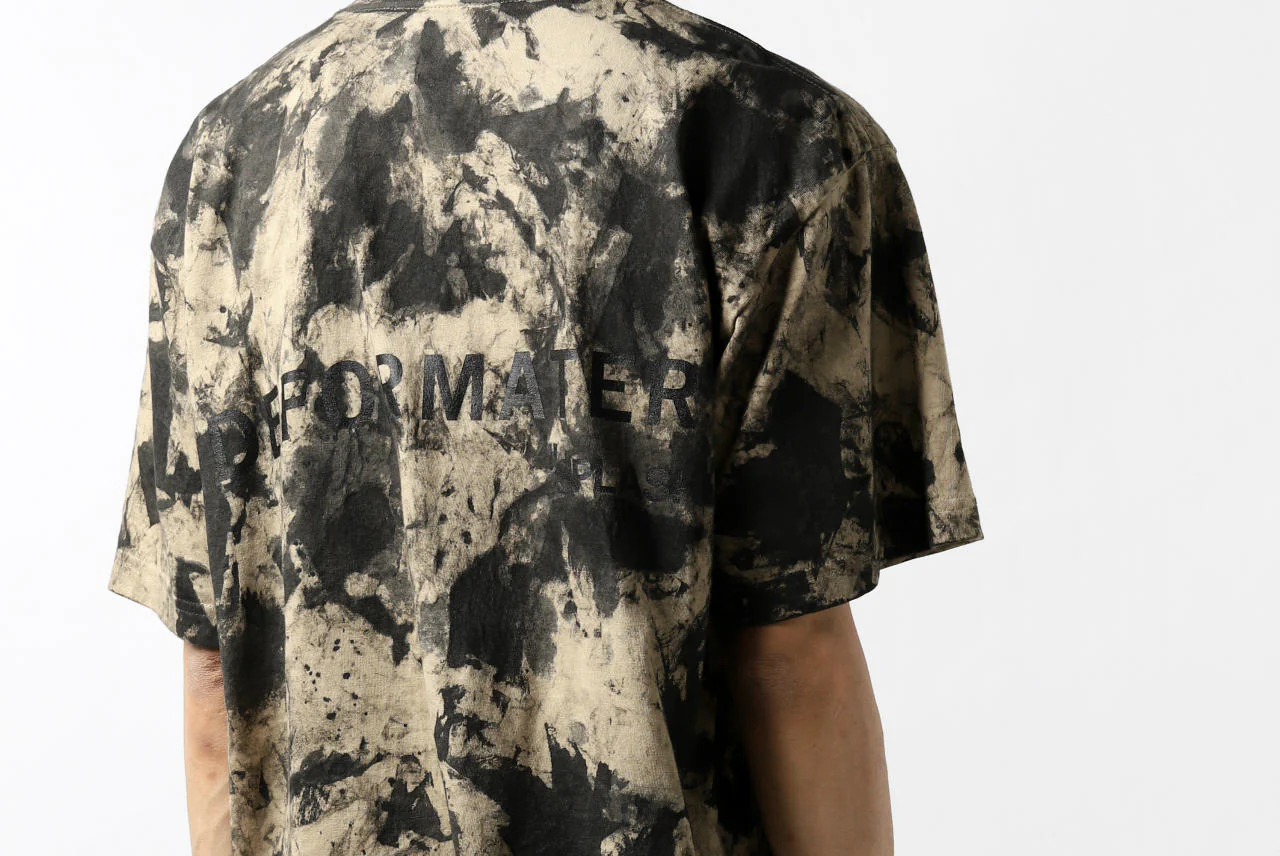 DEFORMATER.® "SPLASH" SIGNATURE T-SHIRT / MOTTLED DYE (SAND) - Image 42