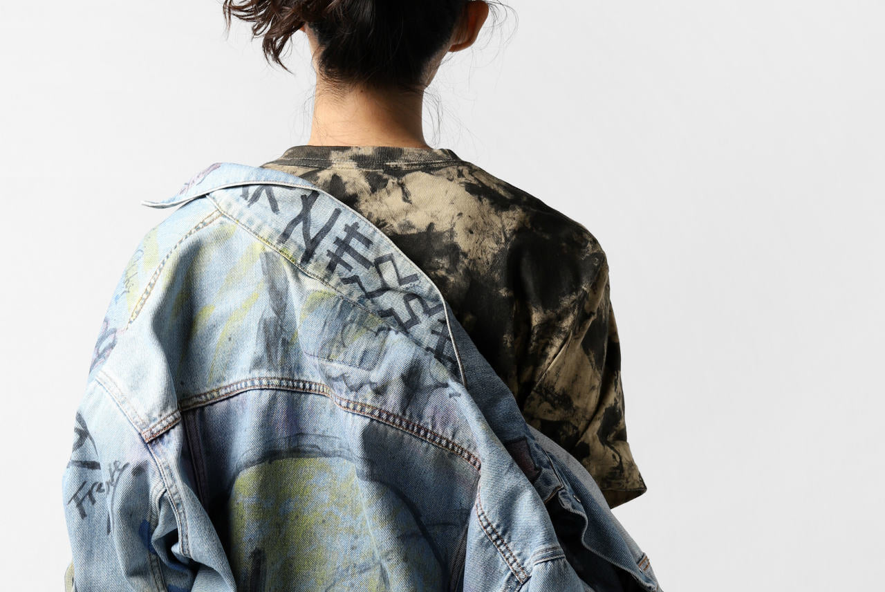 DEFORMATER.® "SPLASH" SIGNATURE T-SHIRT / MOTTLED DYE (SAND) - Image 45