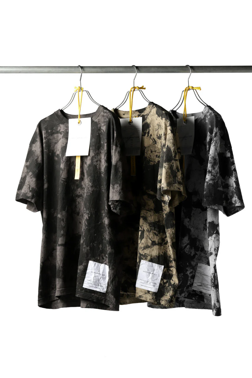 DEFORMATER.® "SPLASH" SIGNATURE T-SHIRT / MOTTLED DYE (SAND) - Image 46
