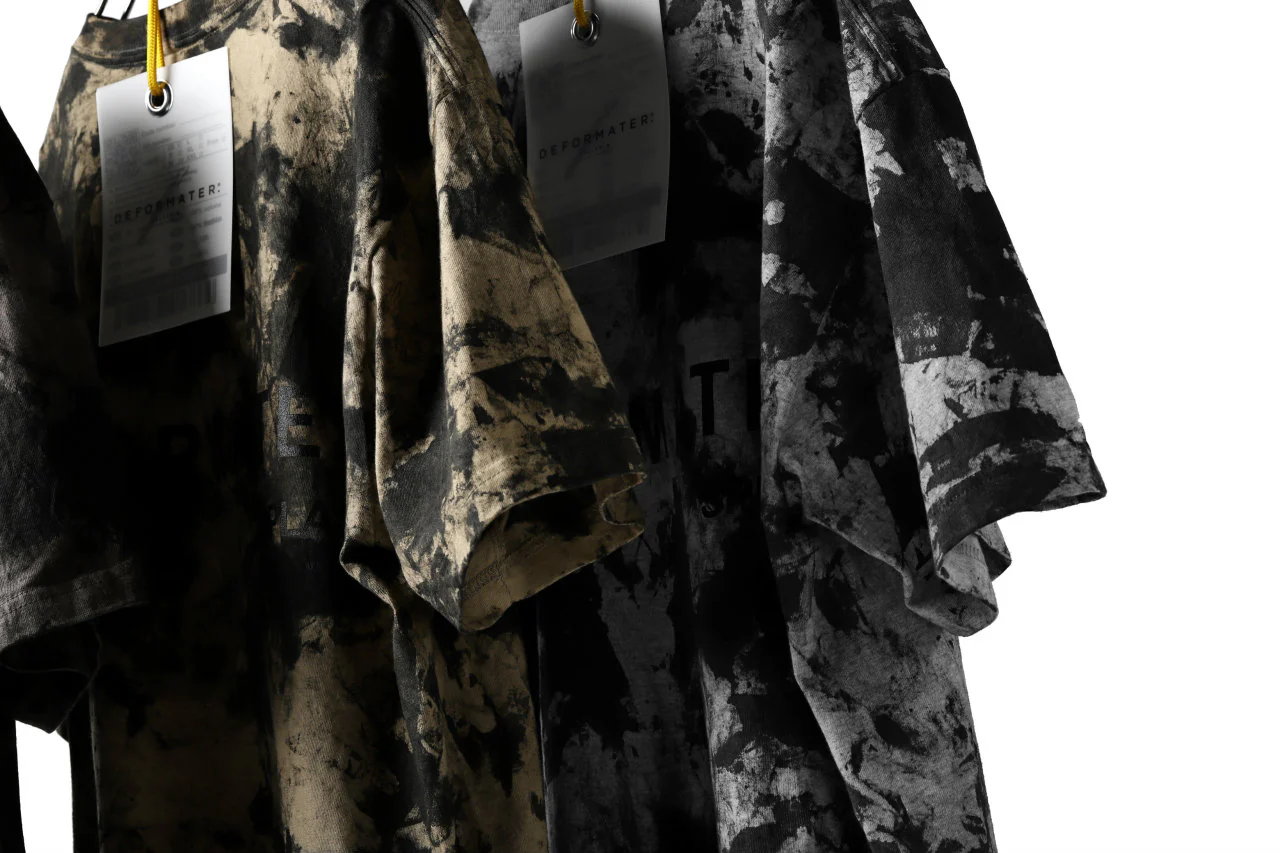 DEFORMATER.® "SPLASH" SIGNATURE T-SHIRT / MOTTLED DYE (SAND) - Image 49