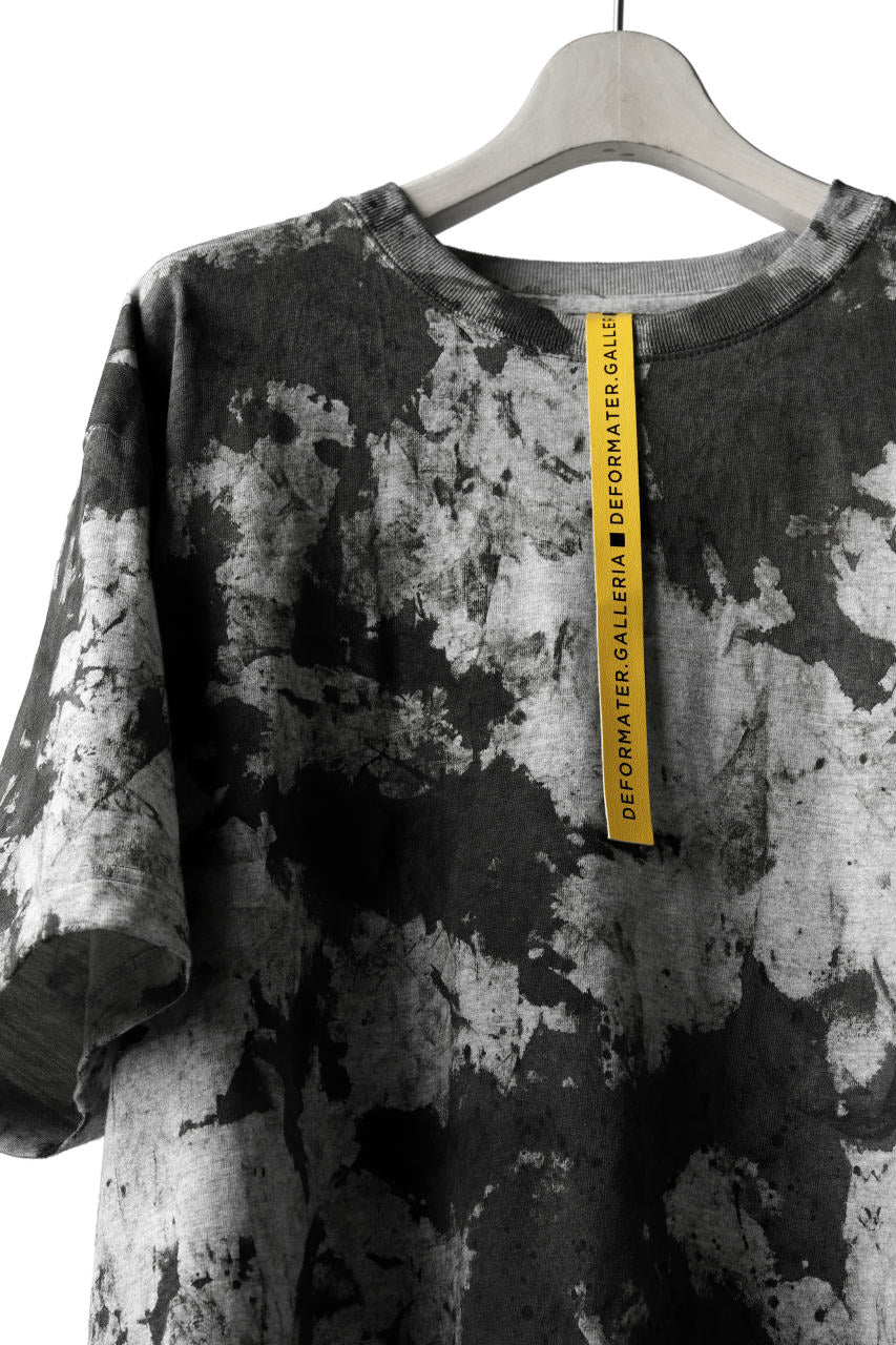 DEFORMATER.® "SPLASH" SIGNATURE T-SHIRT / MOTTLED DYING (MIX GREY) - Image 10
