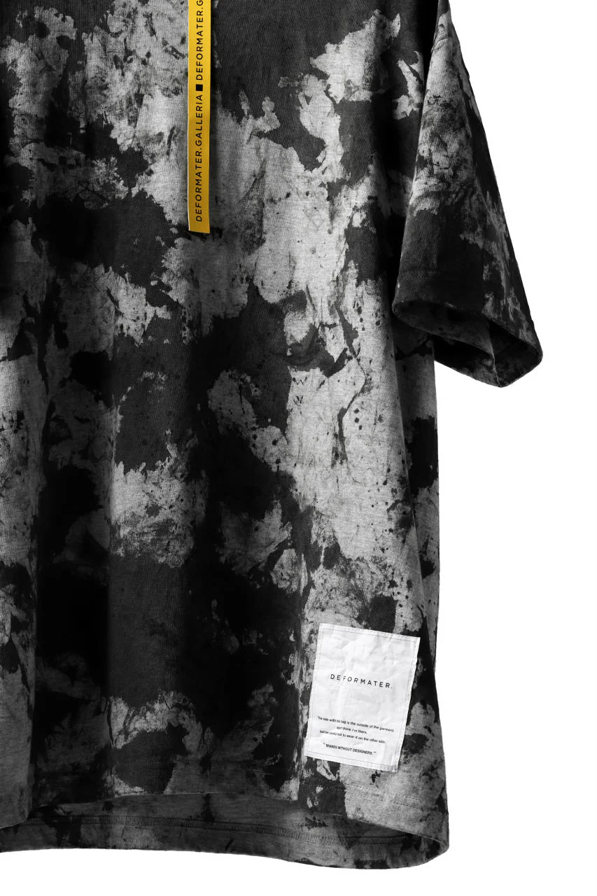 DEFORMATER.® "SPLASH" SIGNATURE T-SHIRT / MOTTLED DYING (MIX GREY) - Image 13