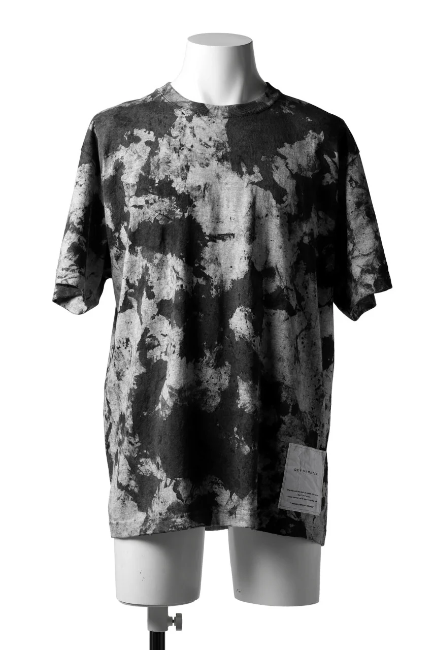DEFORMATER.® "SPLASH" SIGNATURE T-SHIRT / MOTTLED DYING (MIX GREY) - Image 14