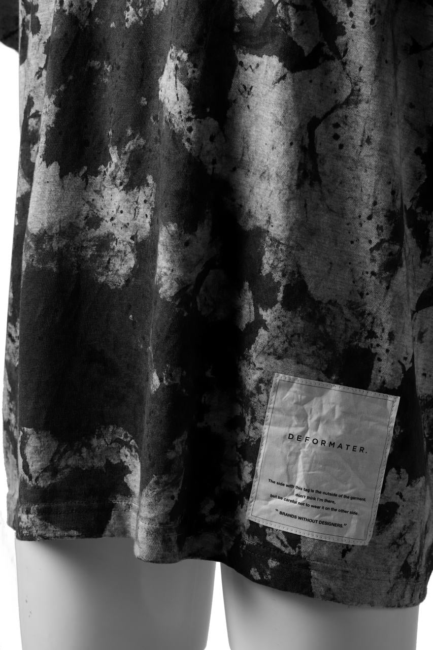 DEFORMATER.® "SPLASH" SIGNATURE T-SHIRT / MOTTLED DYING (MIX GREY) - Image 20