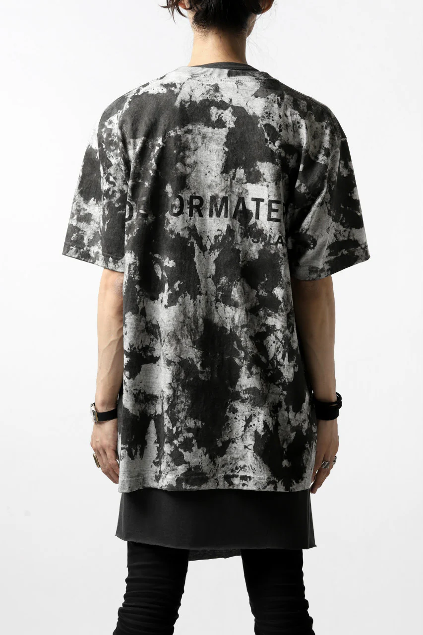 DEFORMATER.® "SPLASH" SIGNATURE T-SHIRT / MOTTLED DYING (MIX GREY) - Image 21