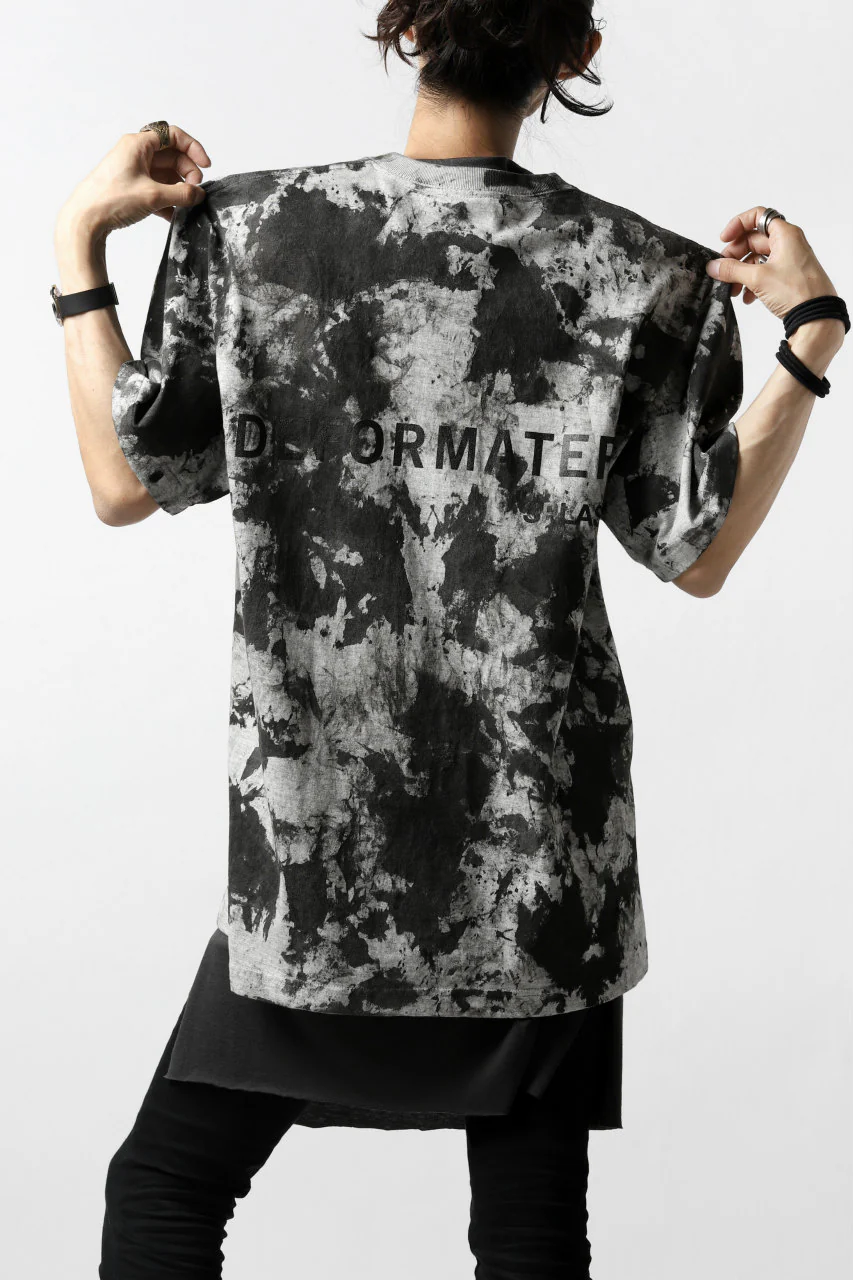 DEFORMATER.® "SPLASH" SIGNATURE T-SHIRT / MOTTLED DYING (MIX GREY) - Image 22