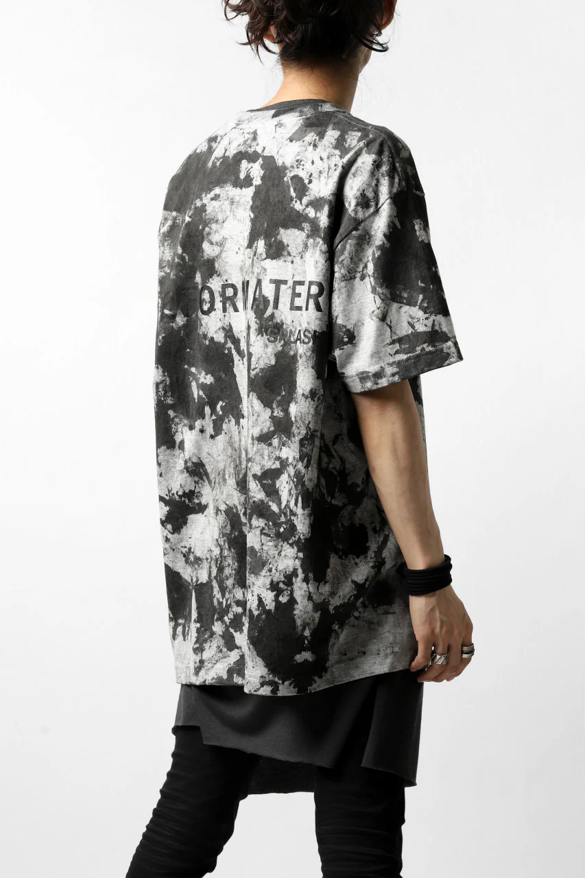 DEFORMATER.® "SPLASH" SIGNATURE T-SHIRT / MOTTLED DYING (MIX GREY) - Image 24