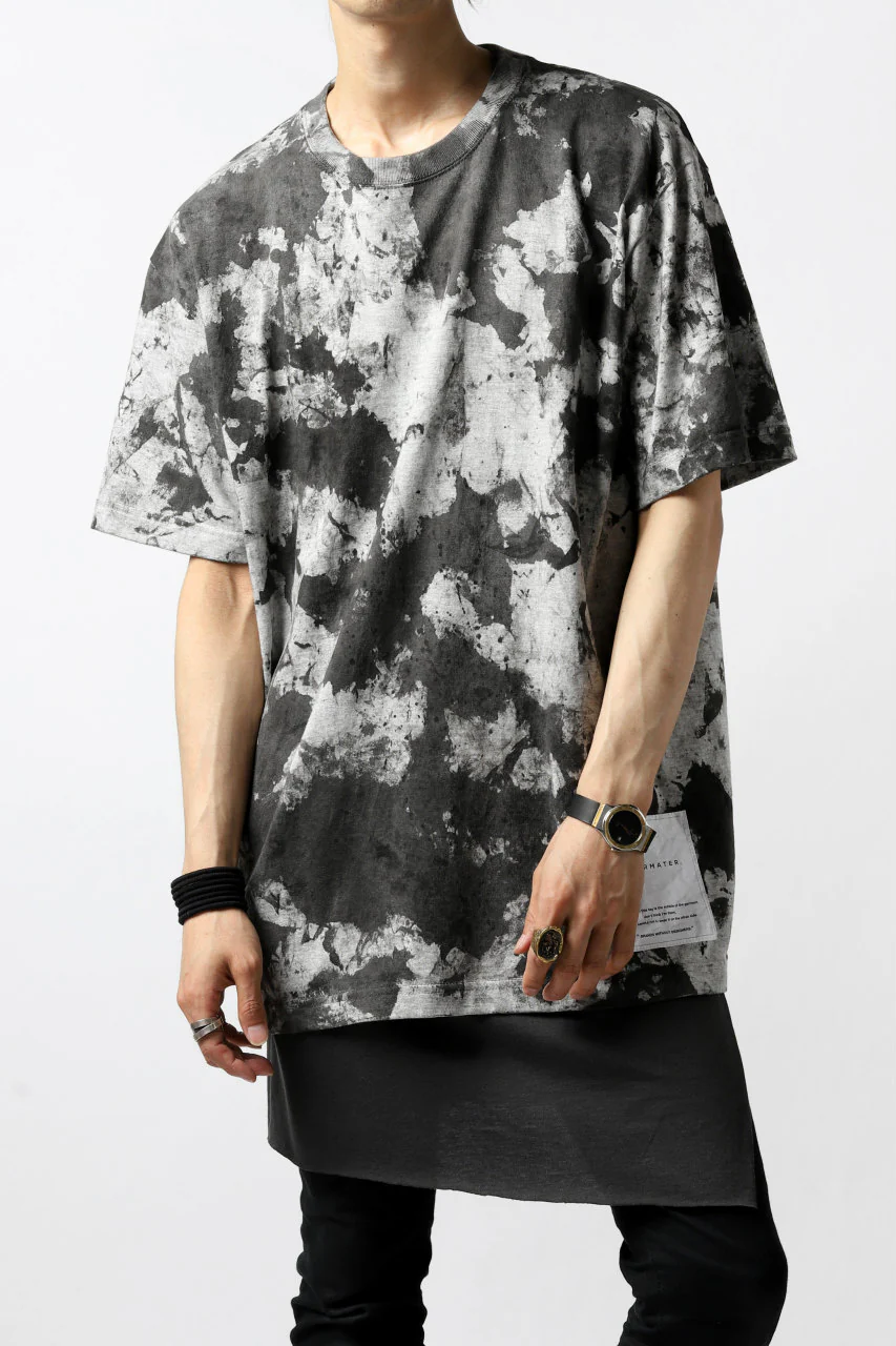 DEFORMATER.® "SPLASH" SIGNATURE T-SHIRT / MOTTLED DYING (MIX GREY) - Image 30