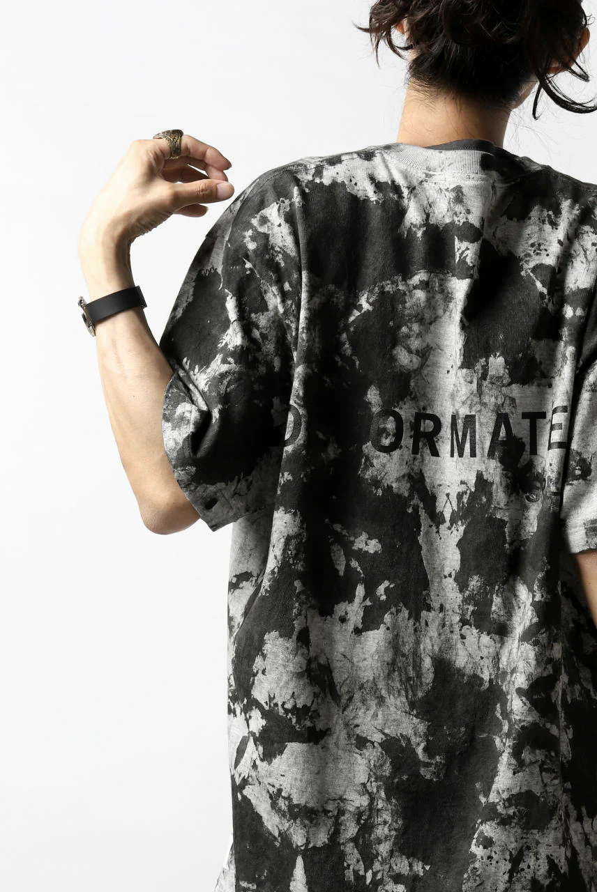 DEFORMATER.® "SPLASH" SIGNATURE T-SHIRT / MOTTLED DYING (MIX GREY) - Image 34