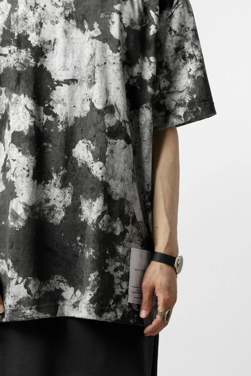 DEFORMATER.® "SPLASH" SIGNATURE T-SHIRT / MOTTLED DYING (MIX GREY) - Image 36