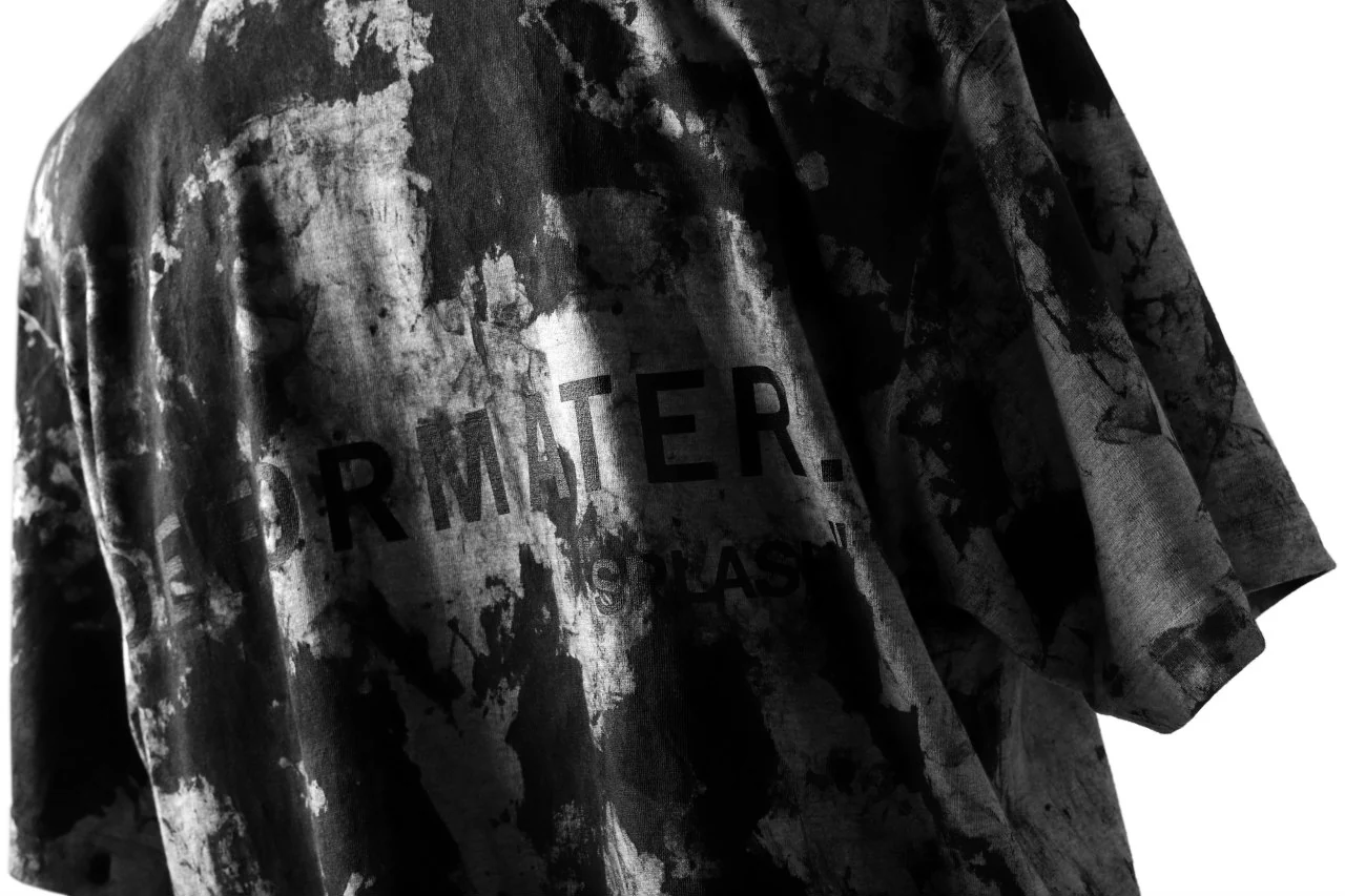 DEFORMATER.® "SPLASH" SIGNATURE T-SHIRT / MOTTLED DYING (MIX GREY) - Image 39