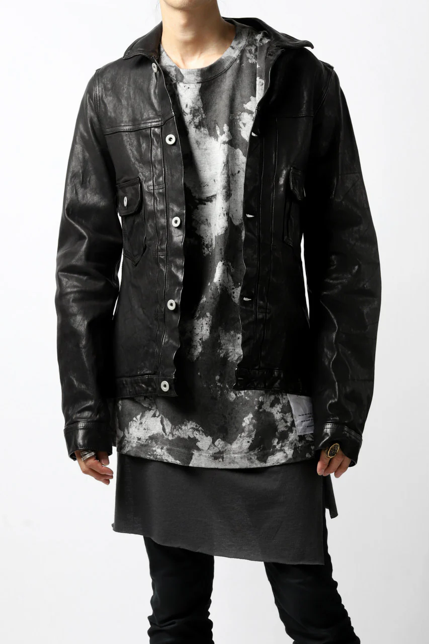 DEFORMATER.® "SPLASH" SIGNATURE T-SHIRT / MOTTLED DYING (MIX GREY) - Image 42