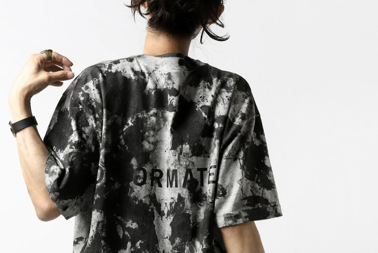 DEFORMATER.® "SPLASH" SIGNATURE T-SHIRT / MOTTLED DYING (MIX GREY) - Image 45