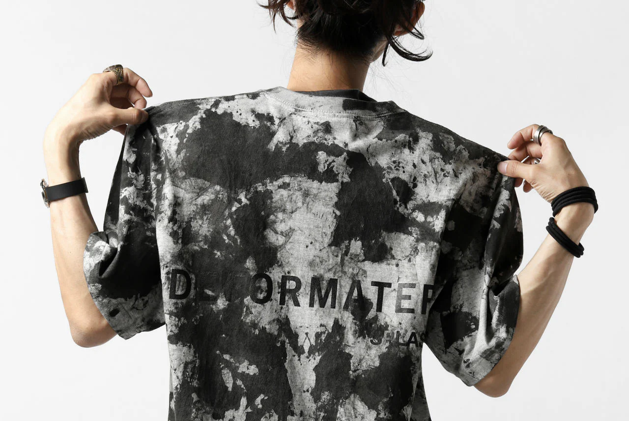 DEFORMATER.® "SPLASH" SIGNATURE T-SHIRT / MOTTLED DYING (MIX GREY) - Image 46