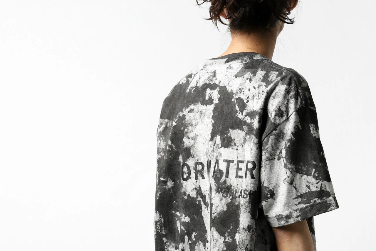 DEFORMATER.® "SPLASH" SIGNATURE T-SHIRT / MOTTLED DYING (MIX GREY) - Image 47