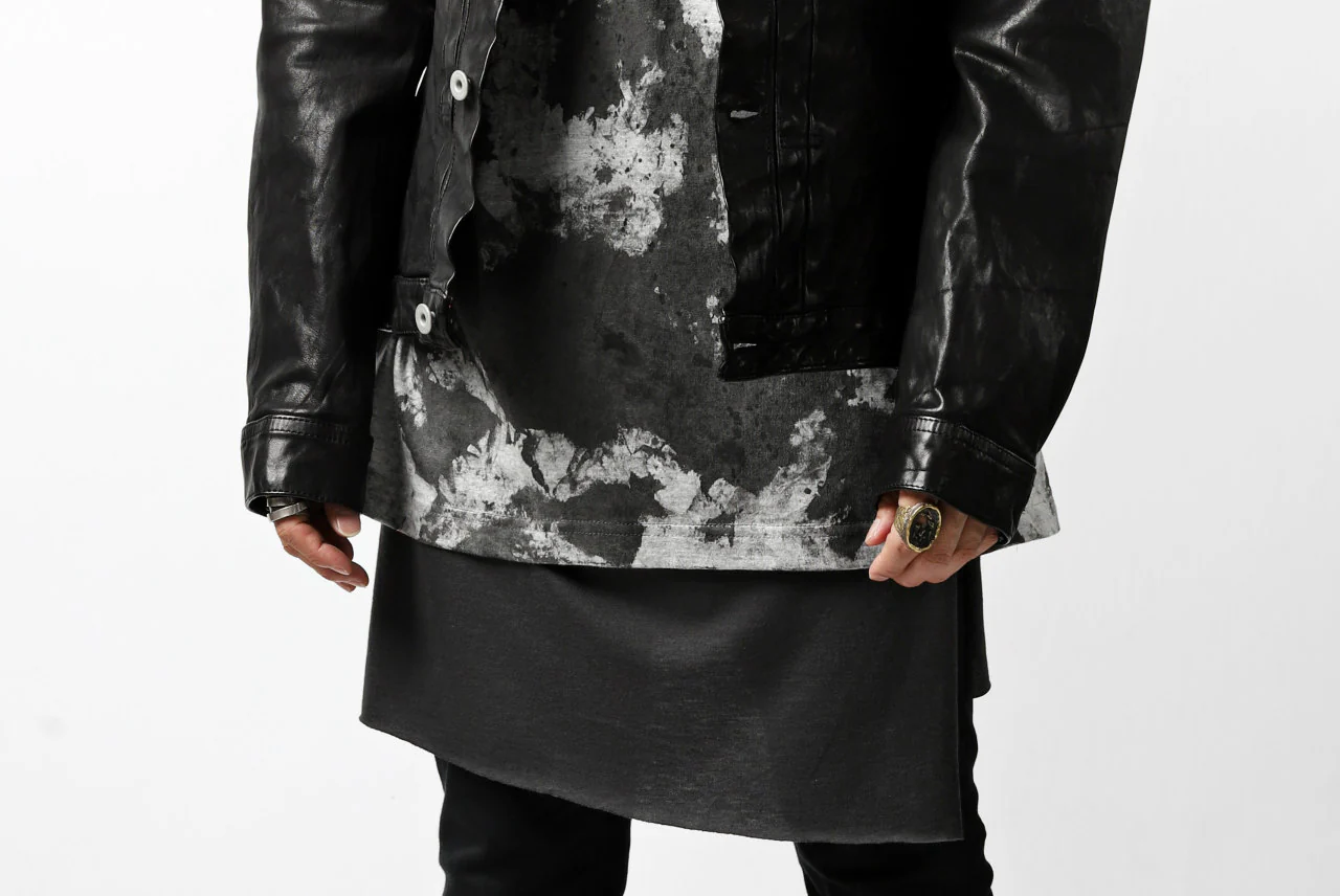 DEFORMATER.® "SPLASH" SIGNATURE T-SHIRT / MOTTLED DYING (MIX GREY) - Image 52