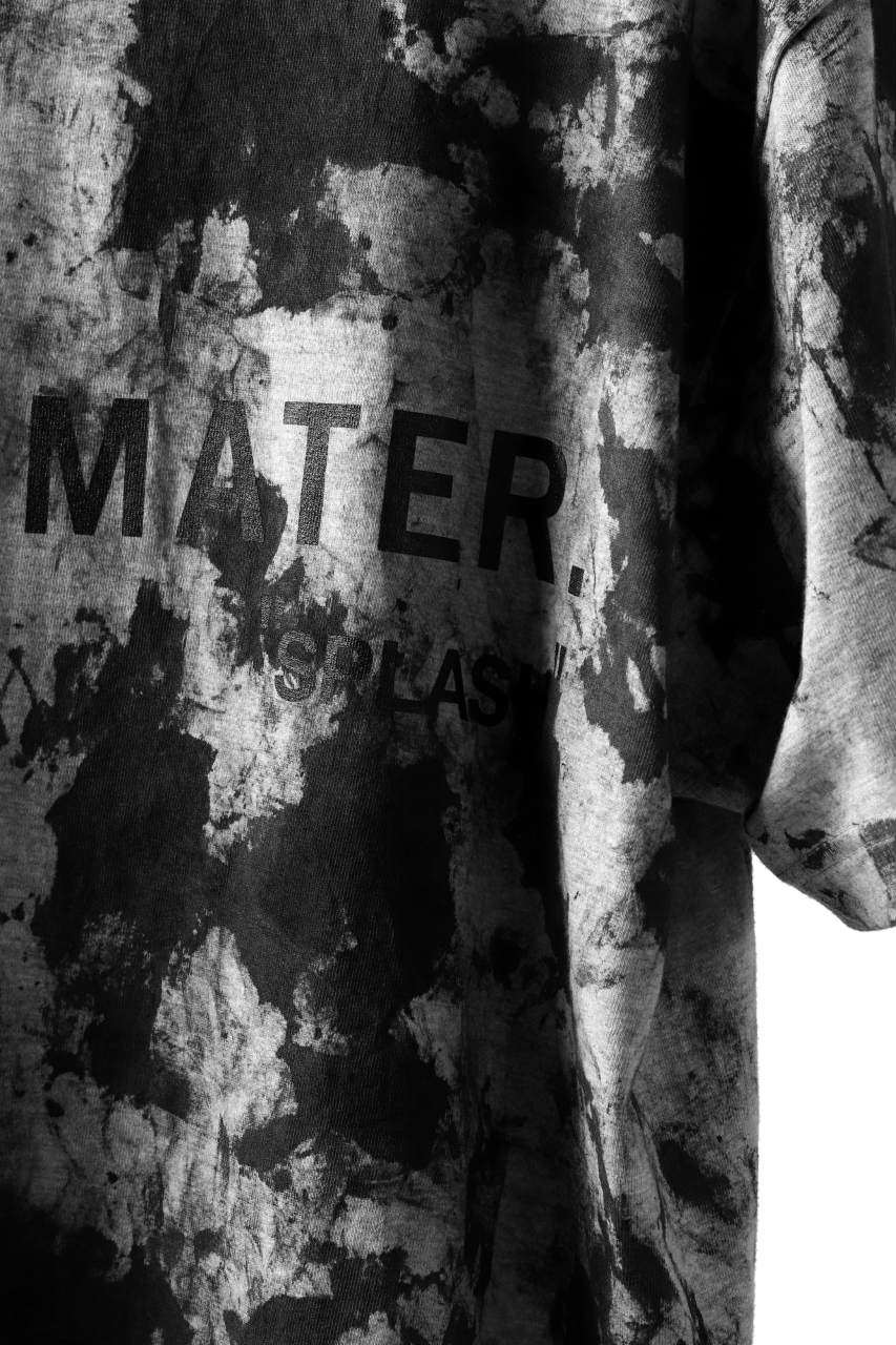 DEFORMATER.® "SPLASH" SIGNATURE T-SHIRT / MOTTLED DYING (MIX GREY) - Image 9