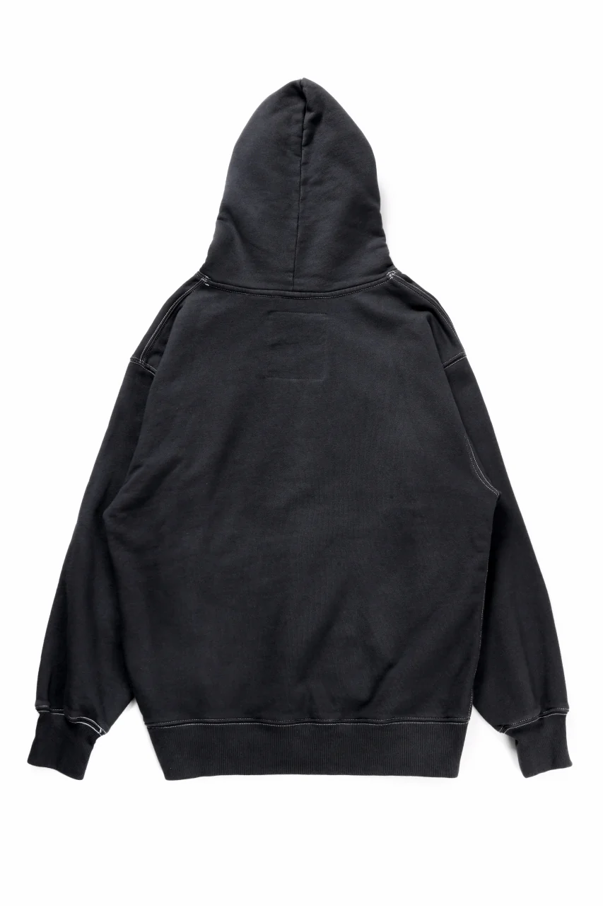DEFORMATER.® STANDARD HOODIE / VINTAGE-FADED (BLACK) - Image 3