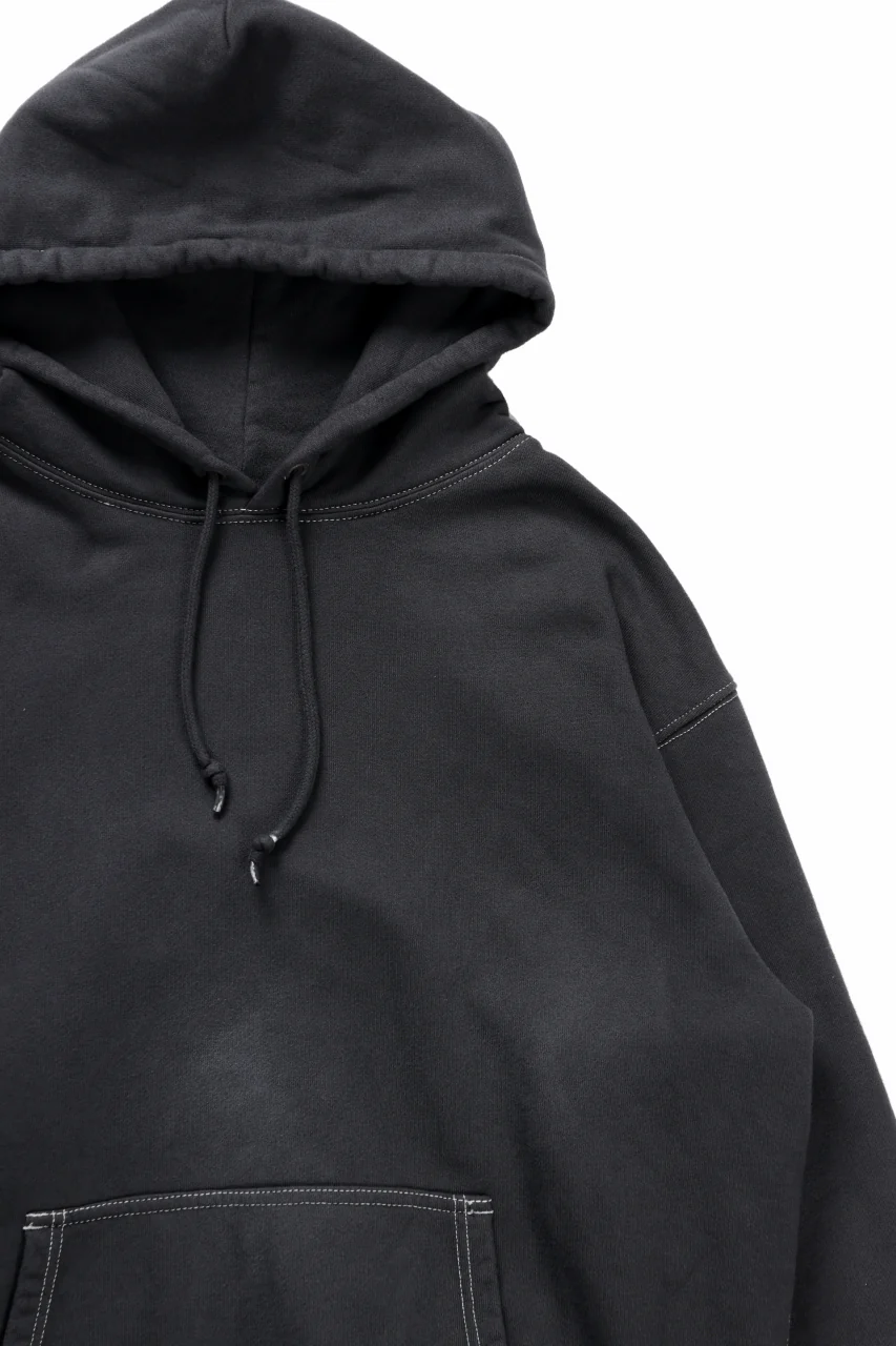 DEFORMATER.® STANDARD HOODIE / VINTAGE-FADED (BLACK) - Image 4