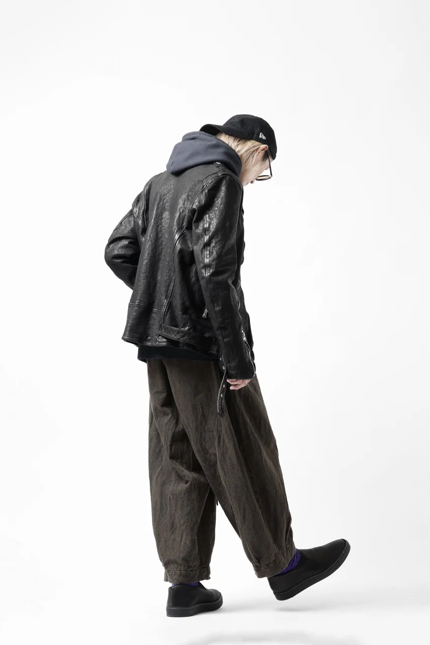 DEFORMATER.® THREE PROCESSING SWEAT HOODIE - DYED/BIO/FROST EFFECT (VINTAGE BLACK) - Image 43