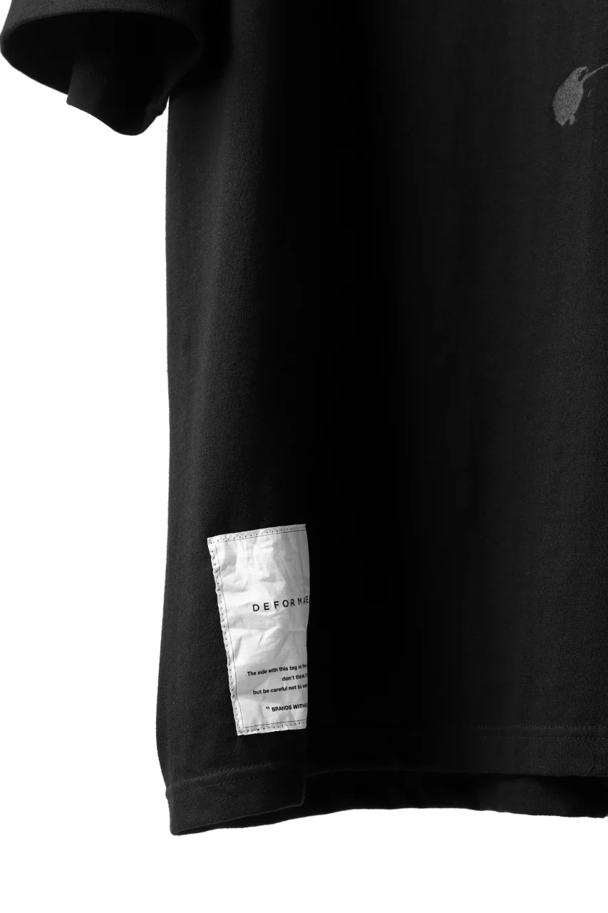 DEFORMATER.® VANISHED PRINT "SPLASH" T-SHIRT (BLACK) - Image 30