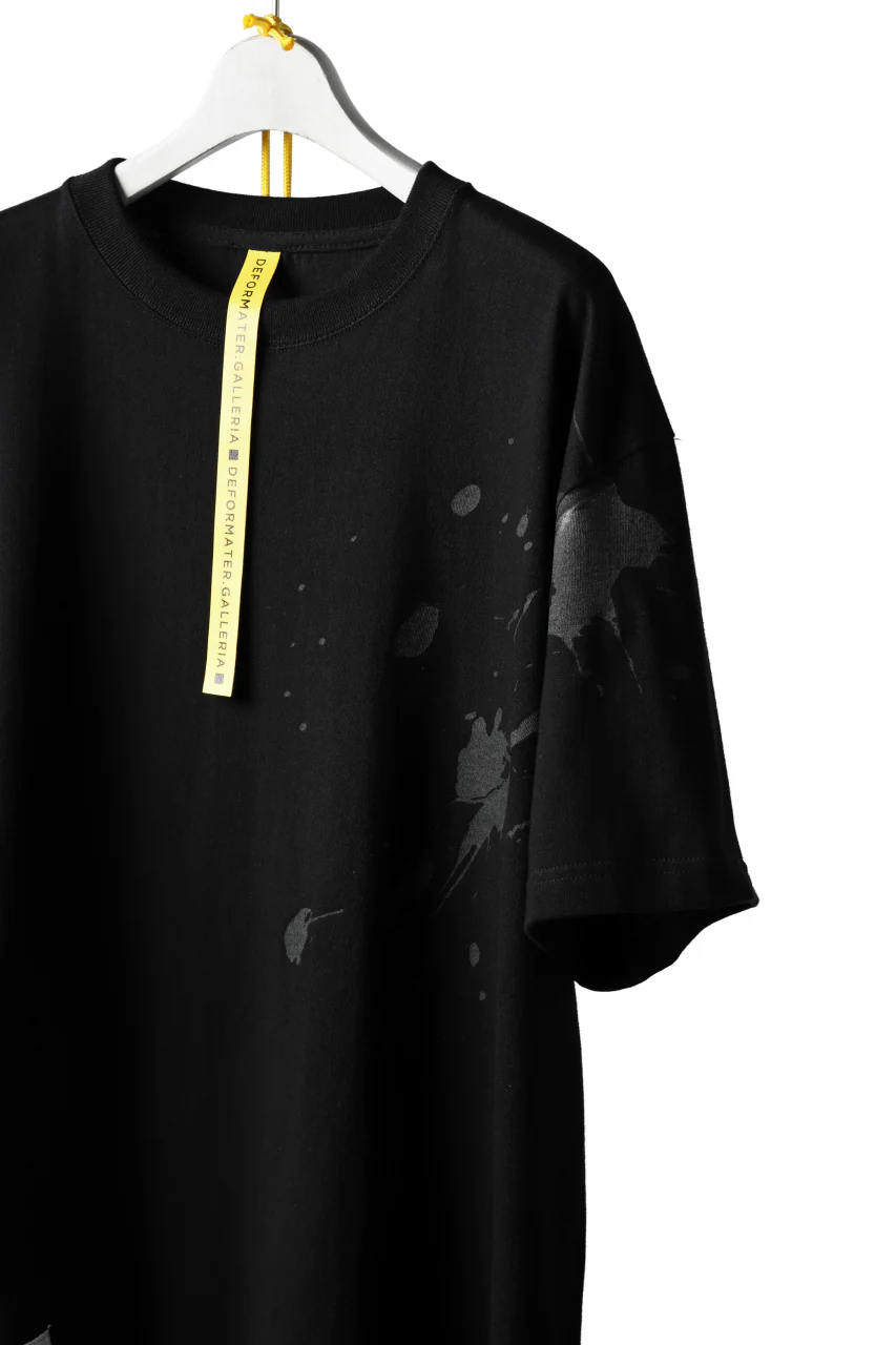 DEFORMATER.® VANISHED PRINT "SPLASH" T-SHIRT (BLACK) - Image 32