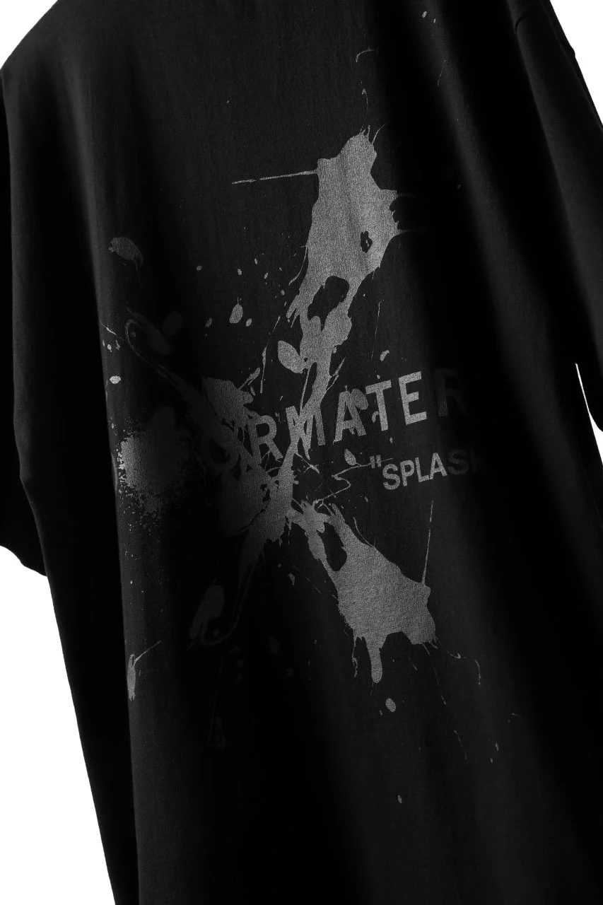 DEFORMATER.® VANISHED PRINT "SPLASH" T-SHIRT (BLACK) - Image 36