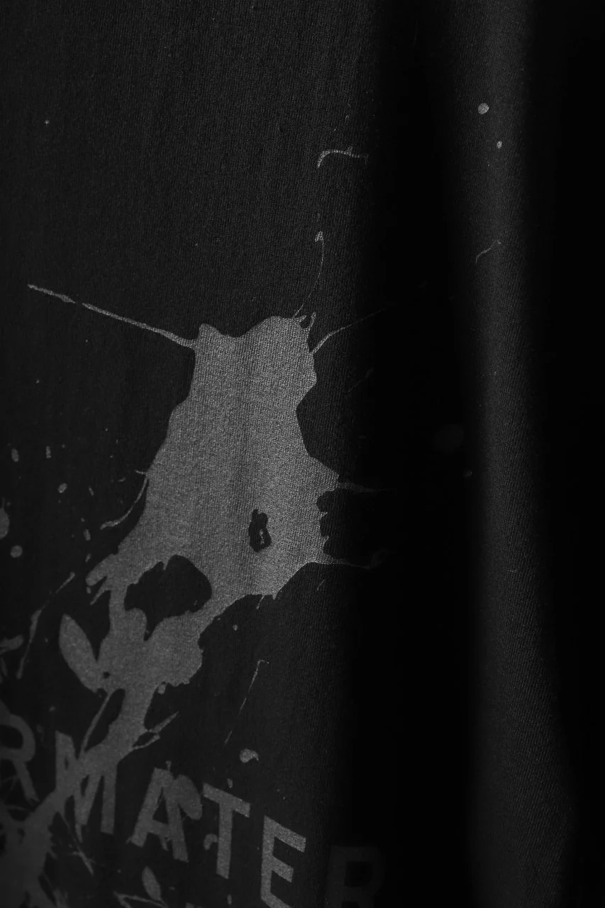DEFORMATER.® VANISHED PRINT "SPLASH" T-SHIRT (BLACK) - Image 37
