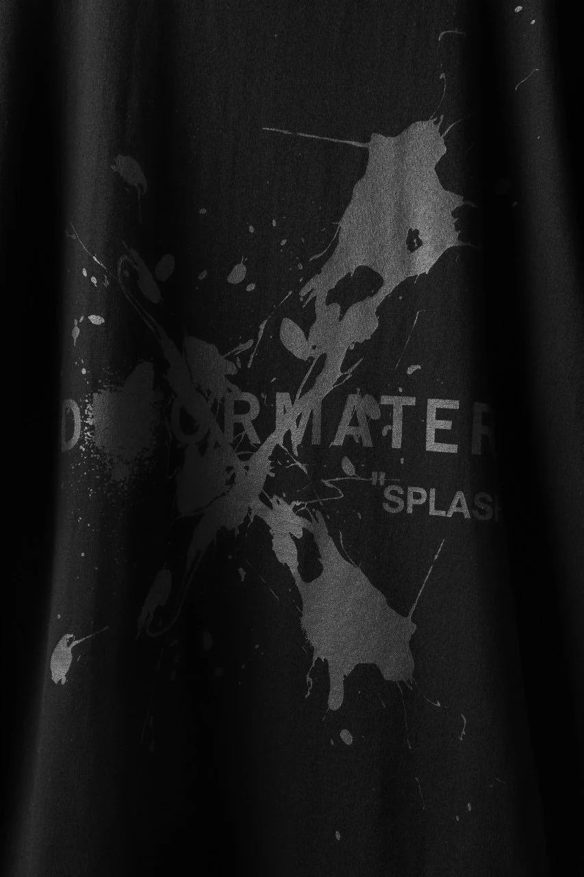 DEFORMATER.® VANISHED PRINT "SPLASH" T-SHIRT (BLACK) - Image 38