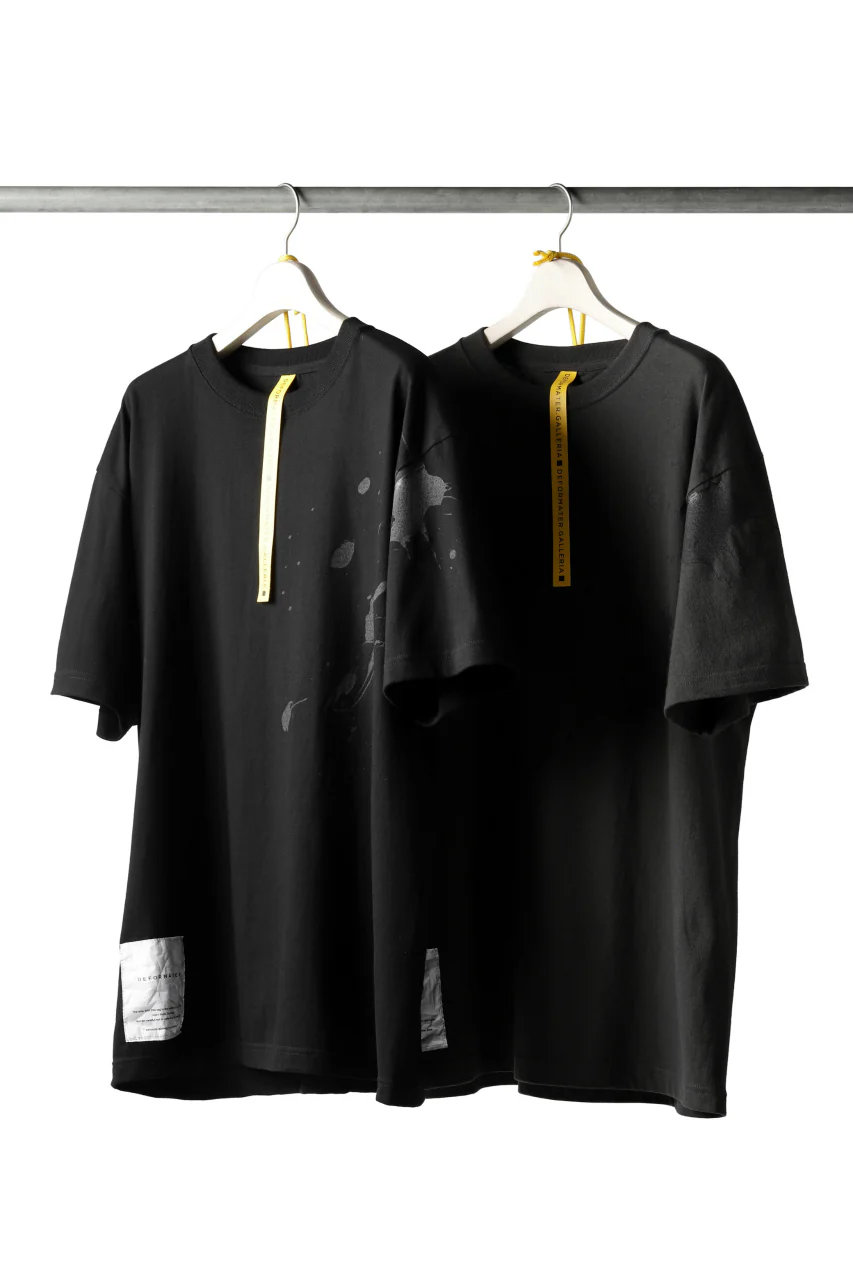 DEFORMATER.® VANISHED PRINT "SPLASH" T-SHIRT (BLACK) - Image 46