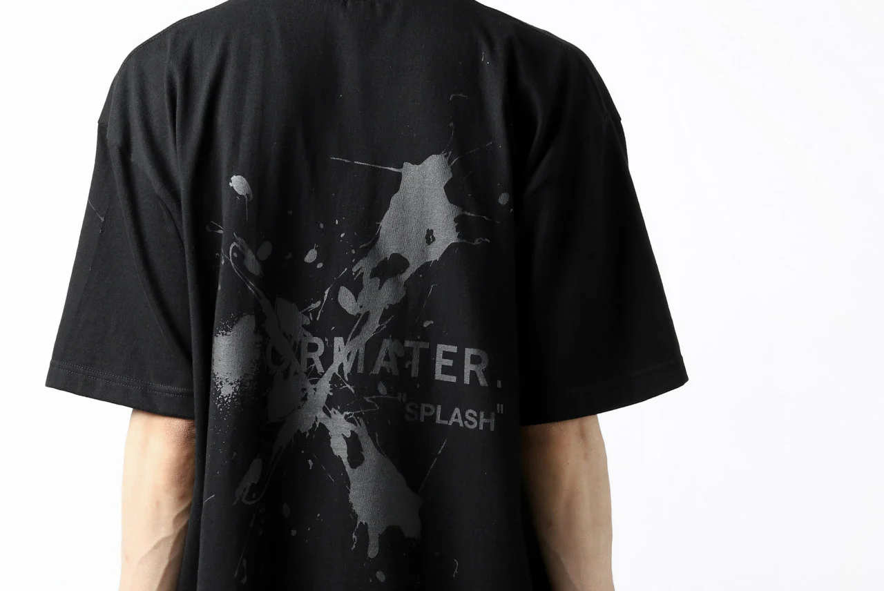 DEFORMATER.® VANISHED PRINT "SPLASH" T-SHIRT (BLACK) - Image 51