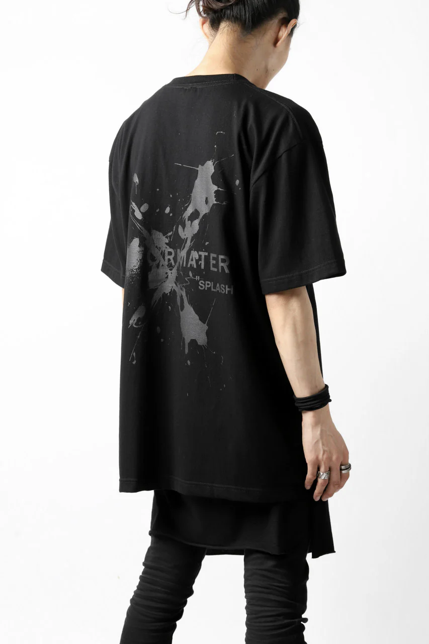 DEFORMATER.® VANISHED PRINT "SPLASH" T-SHIRT (BLACK) - Image 7