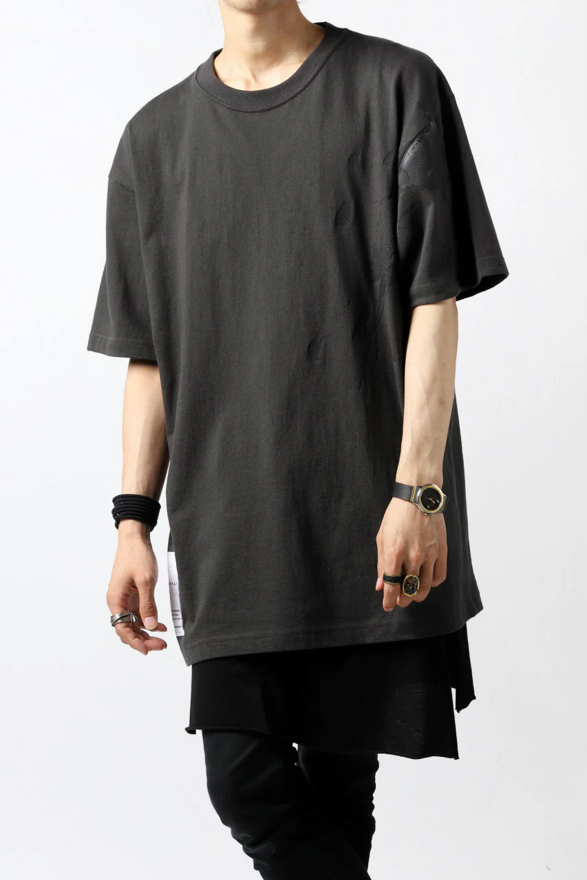 DEFORMATER.® VANISHED PRINT "SPLASH" T-SHIRT (SUMI) - Image 19