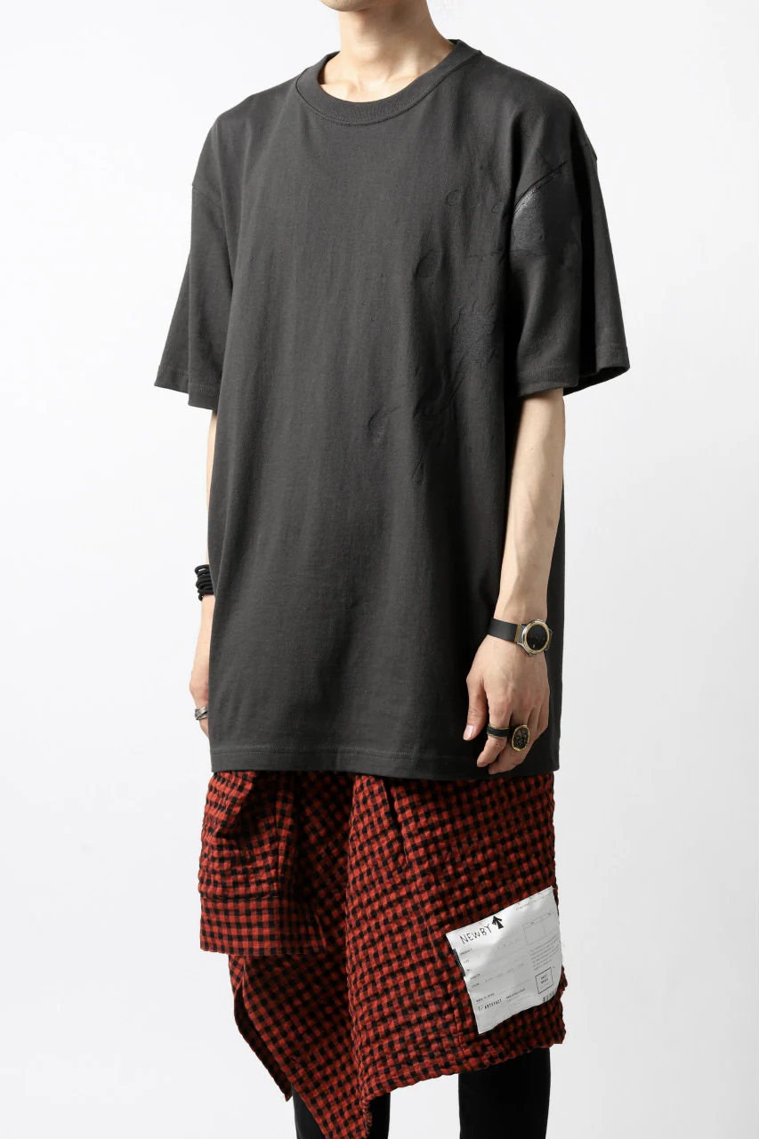 DEFORMATER.® VANISHED PRINT "SPLASH" T-SHIRT (SUMI) - Image 22