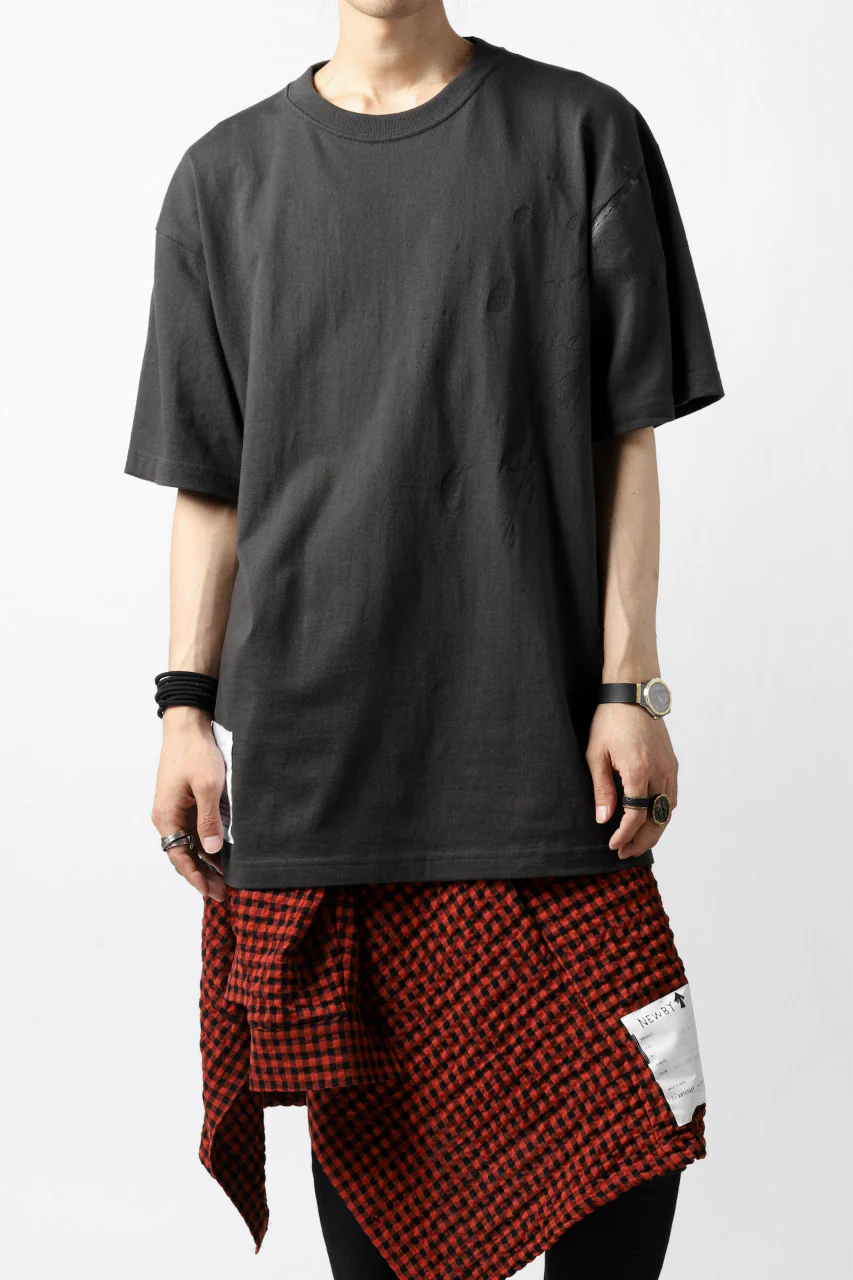 DEFORMATER.® VANISHED PRINT "SPLASH" T-SHIRT (SUMI) - Image 23
