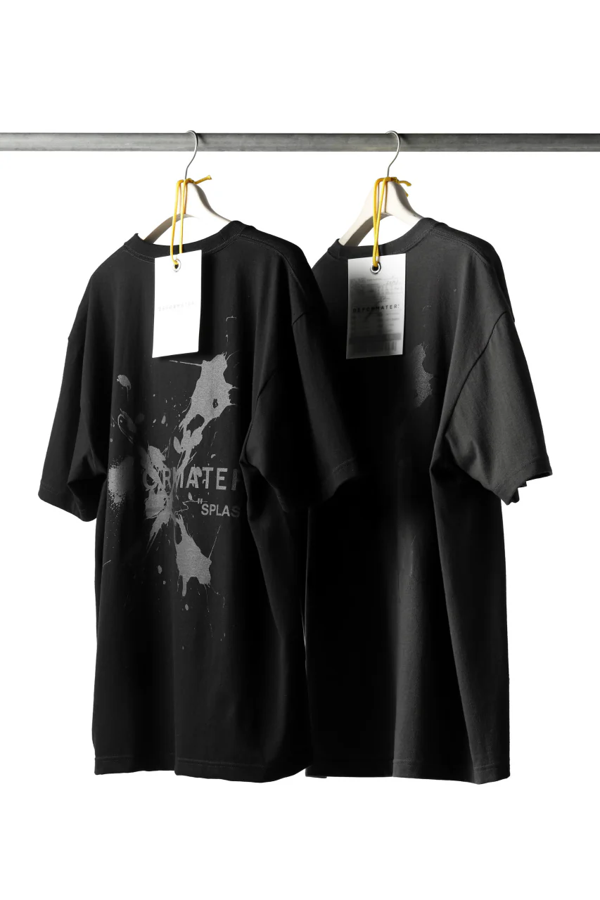 DEFORMATER.® VANISHED PRINT "SPLASH" T-SHIRT (SUMI) - Image 43