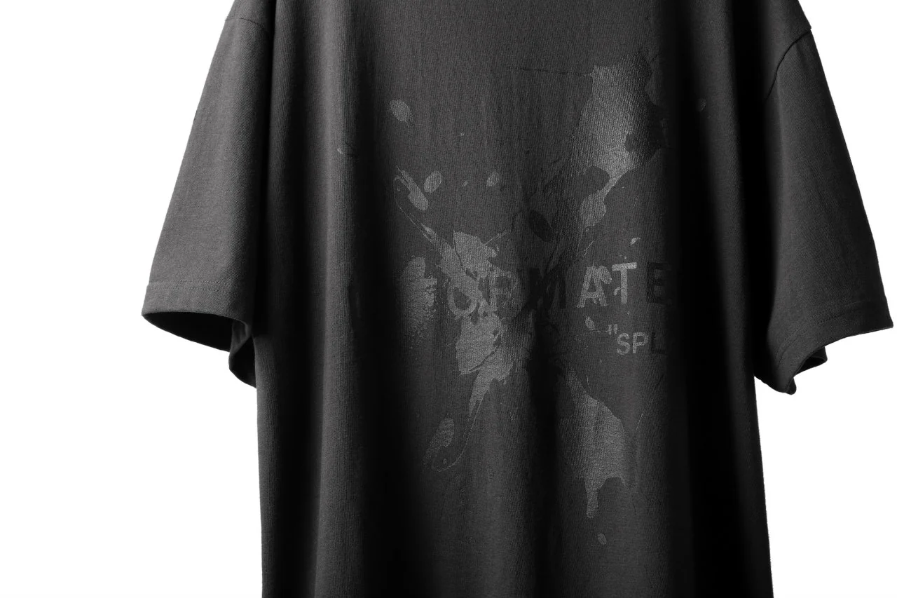 DEFORMATER.® VANISHED PRINT "SPLASH" T-SHIRT (SUMI) - Image 44