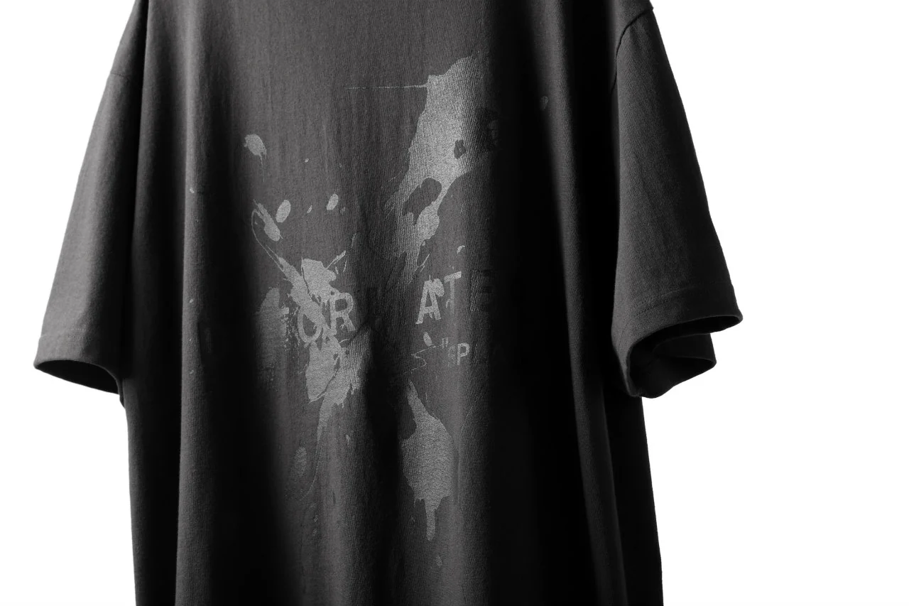 DEFORMATER.® VANISHED PRINT "SPLASH" T-SHIRT (SUMI) - Image 45