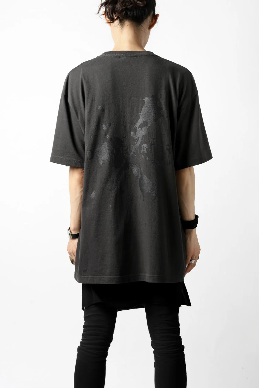 DEFORMATER.® VANISHED PRINT "SPLASH" T-SHIRT (SUMI) - Image 8