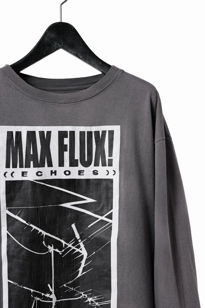 DEFORMATER.® x ZIG UR IDOL FADED & CRACKED LS TOPS - MAX FLUX (VINTAGE GREY) - Image 8